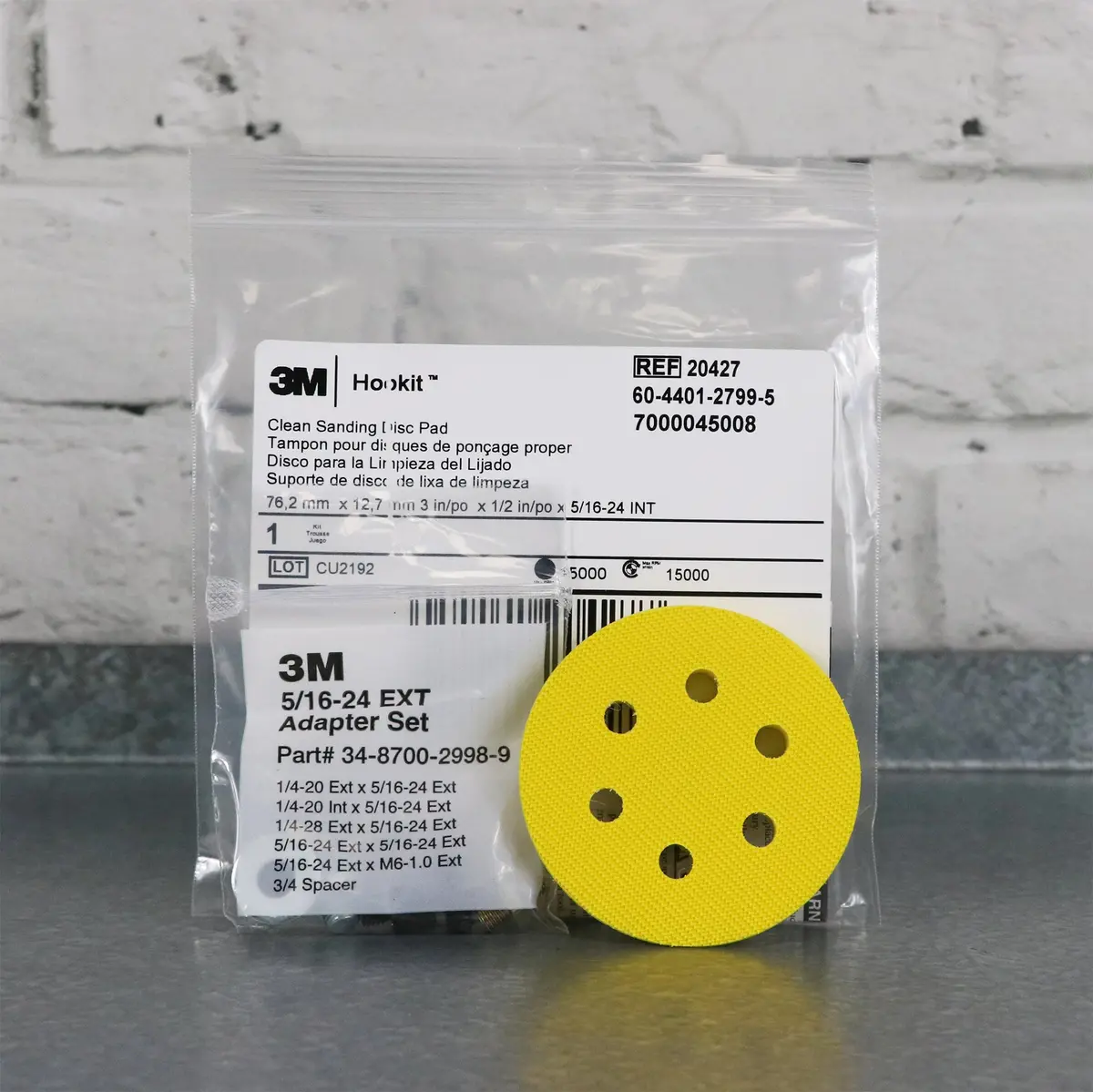 3M Universal Hookit Back Up Pad, 76Mm 1