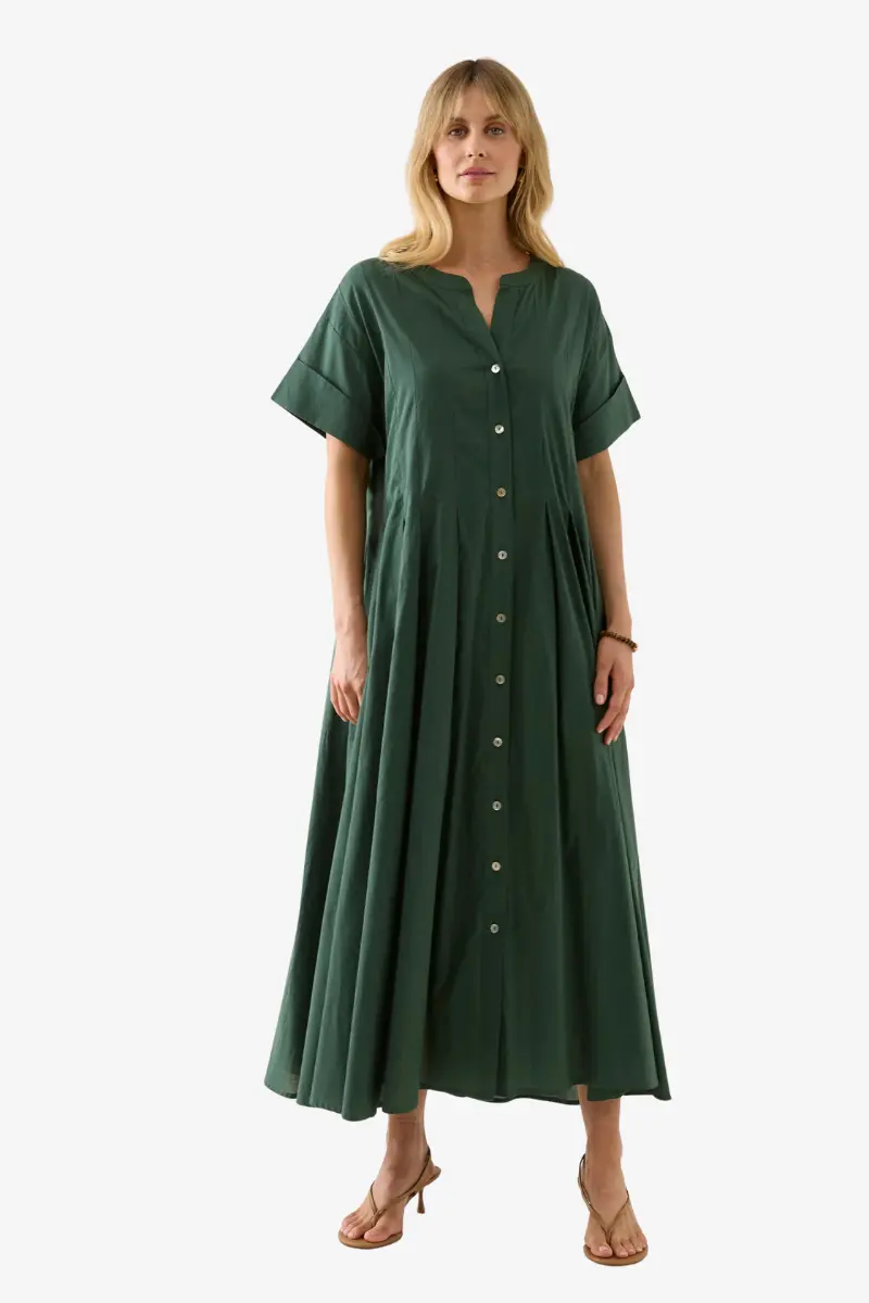 Isle Of Mine - Aurora Pleat Maxi - Myrtle 1