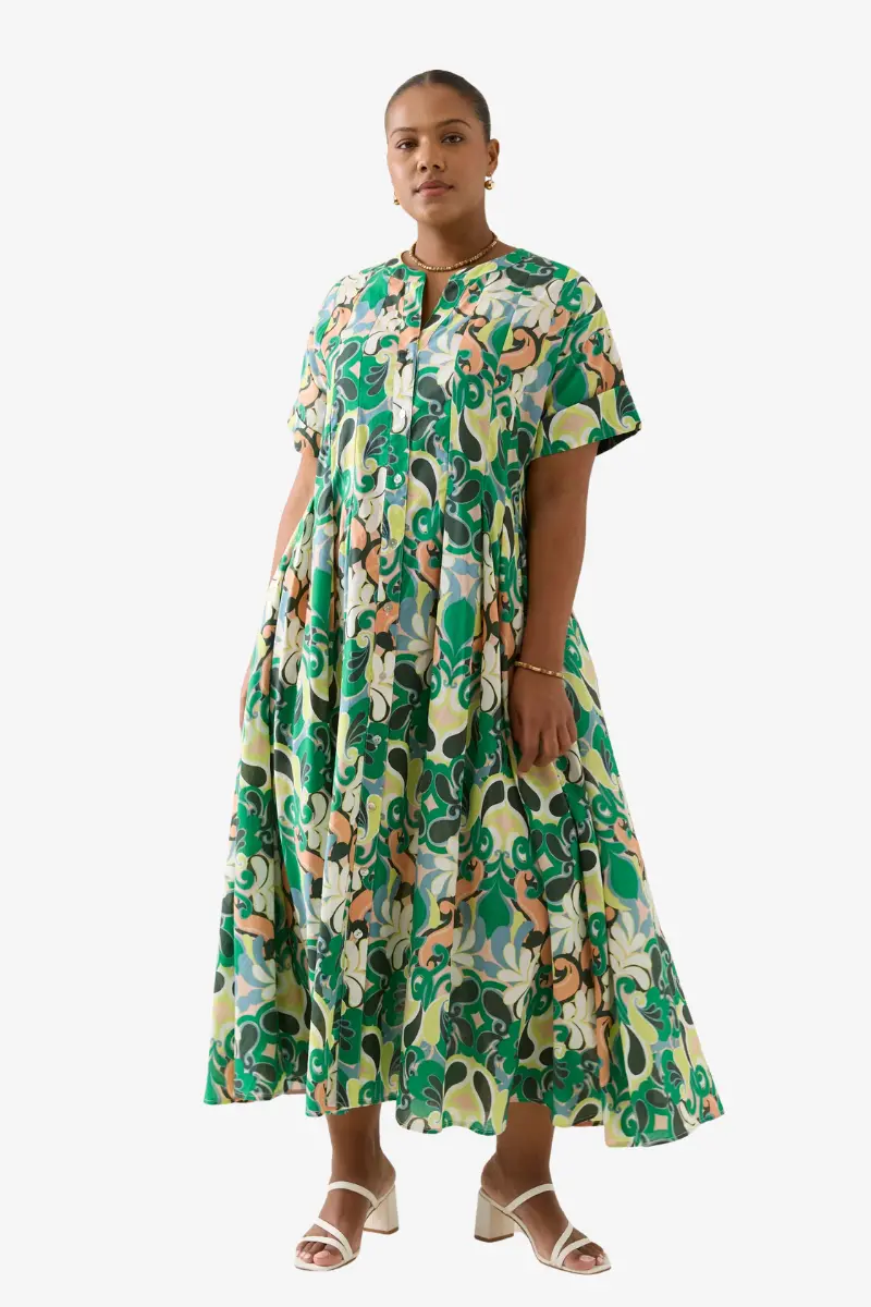 Isle Of Mine - Aurora Pleat Maxi - Paisley 1