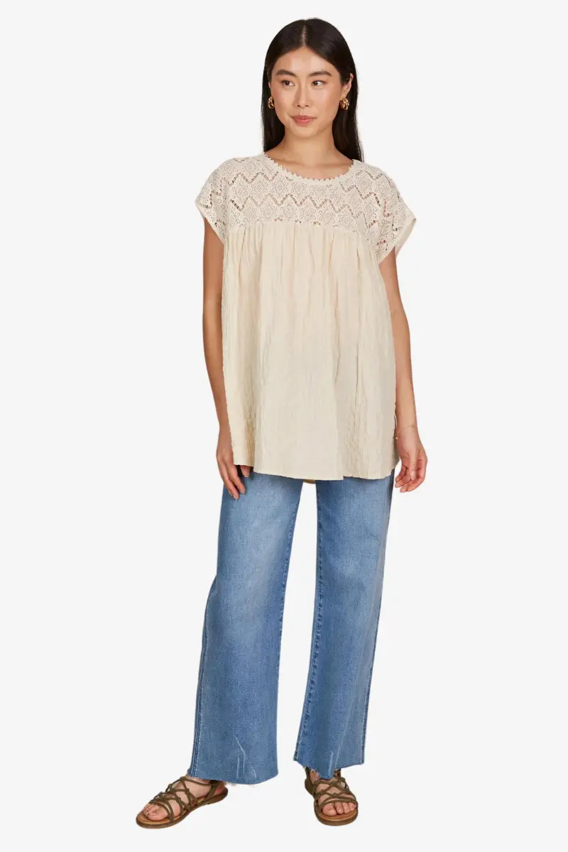 Isle Of Mine - Fleur Relaxed Top - Canvas 1
