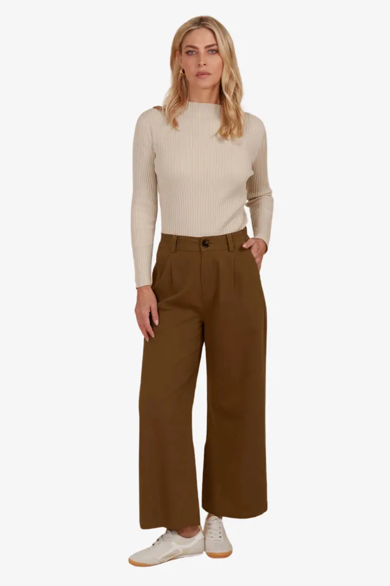 Isle Of Mine - Freya Pant - Toffee 1