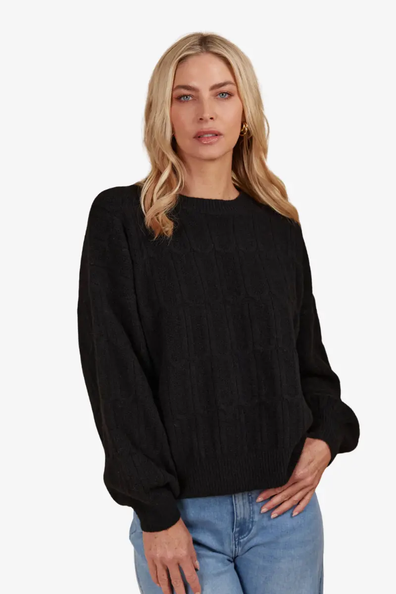 Isle Of Mine - Hera Jumper - Onyx 1