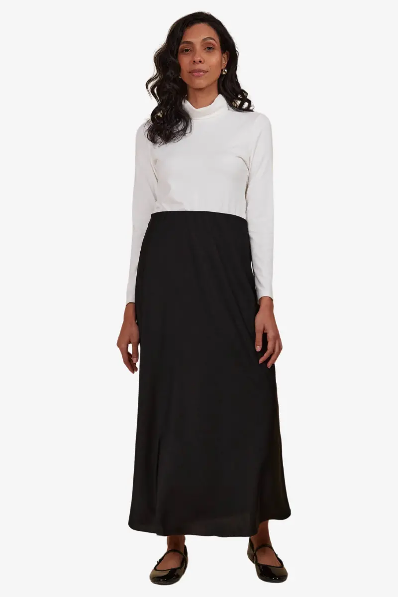 Isle Of Mine - Maia Midi Skirt - Onyx 1