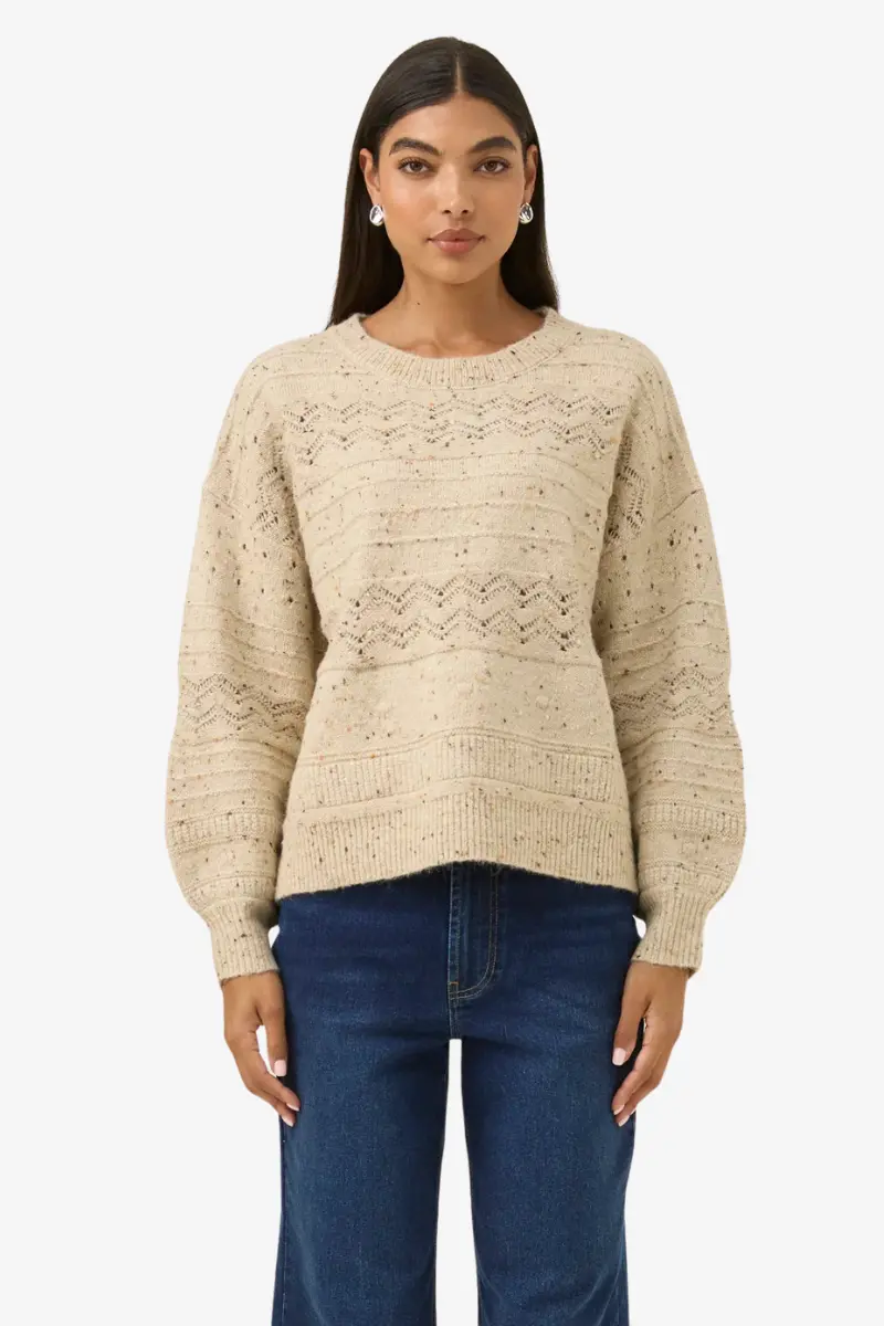 Isle Of Mine - Mckenna Jumper - Stone 1