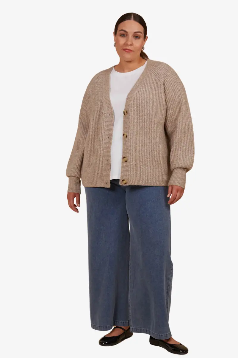 Isle Of Mine - Miru Cardigan - Taupe 1