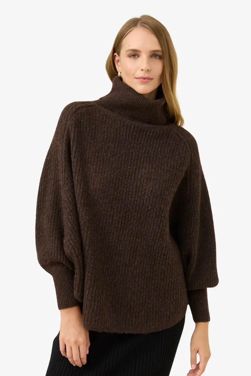 Isle Of Mine - Miru Poncho - Chocolate 1