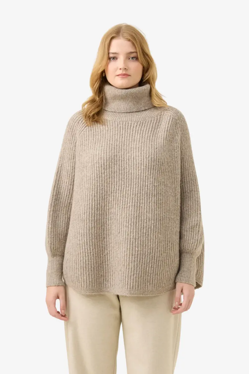 Isle Of Mine - Miru Poncho - Stone 1
