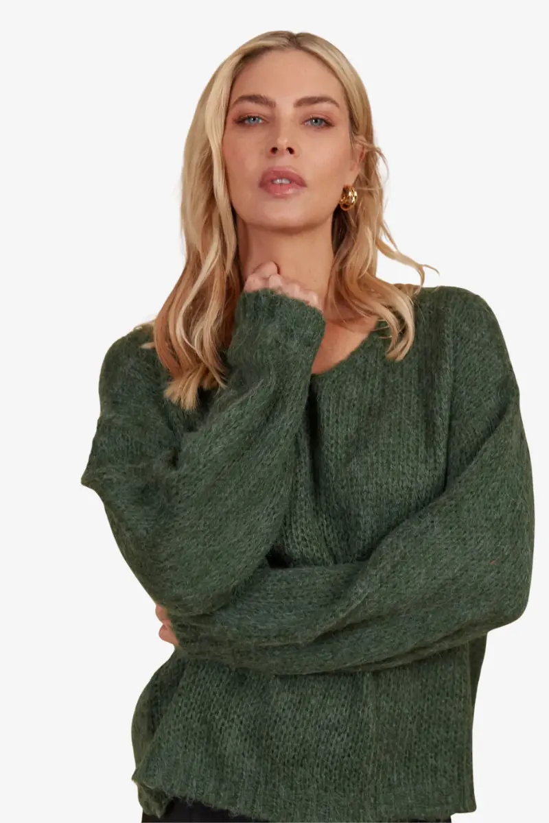 Isle Of Mine - Pallas Jumper - Pine 1