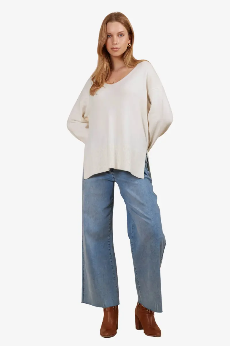 Isle Of Mine - Selene Jumper - Ivory 1