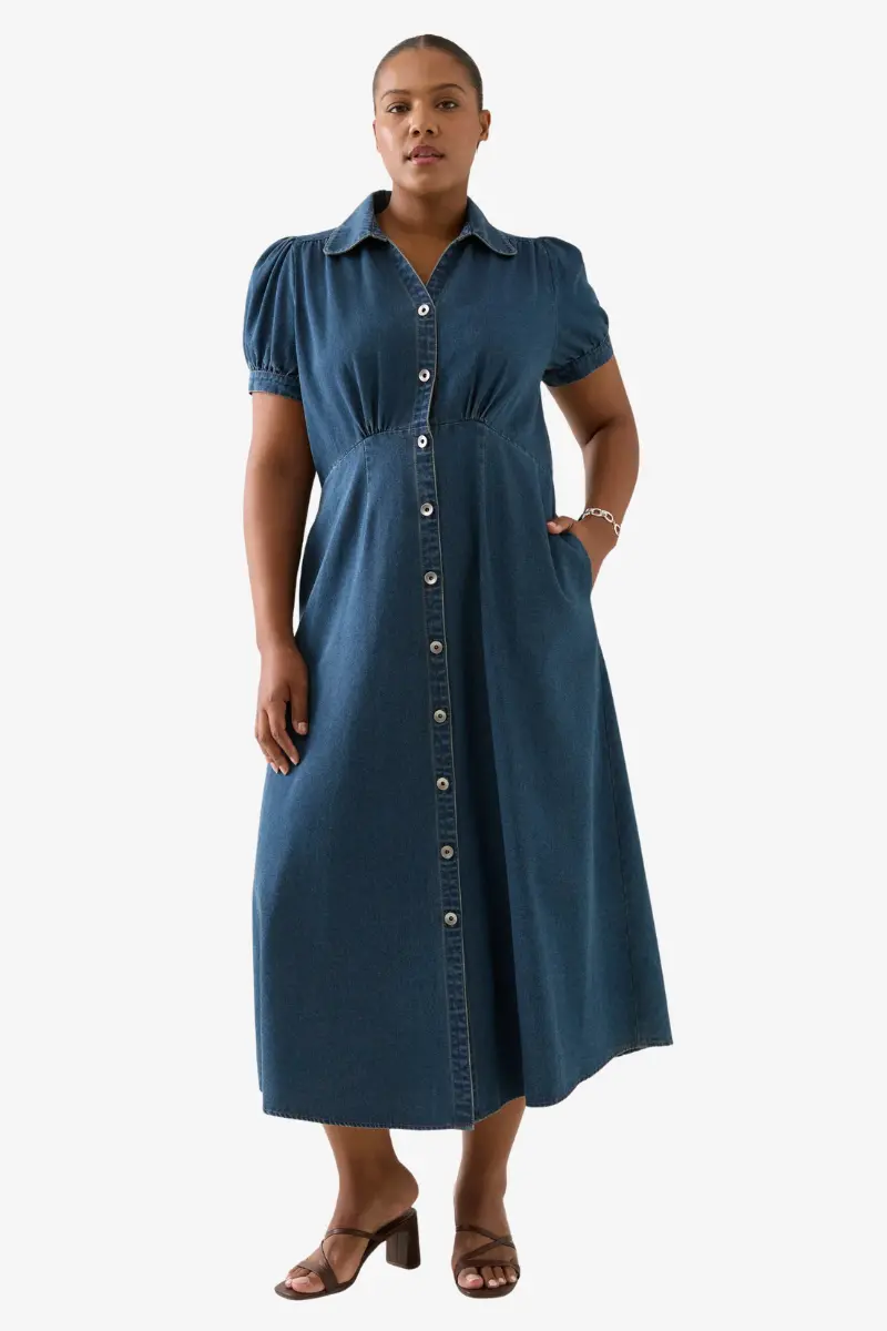 Isle Of Mine - Sofie Denim Maxi - Drift 1