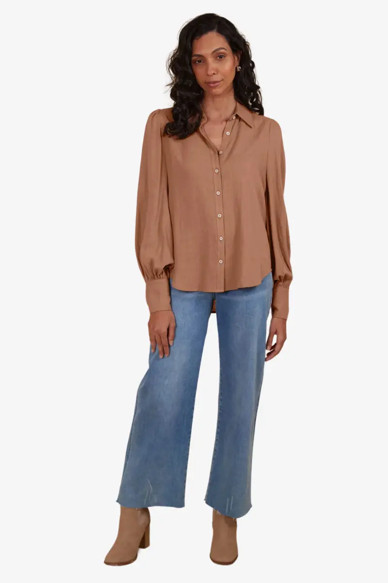 Isle Of Mine - Venus Shirt - Toffee 1