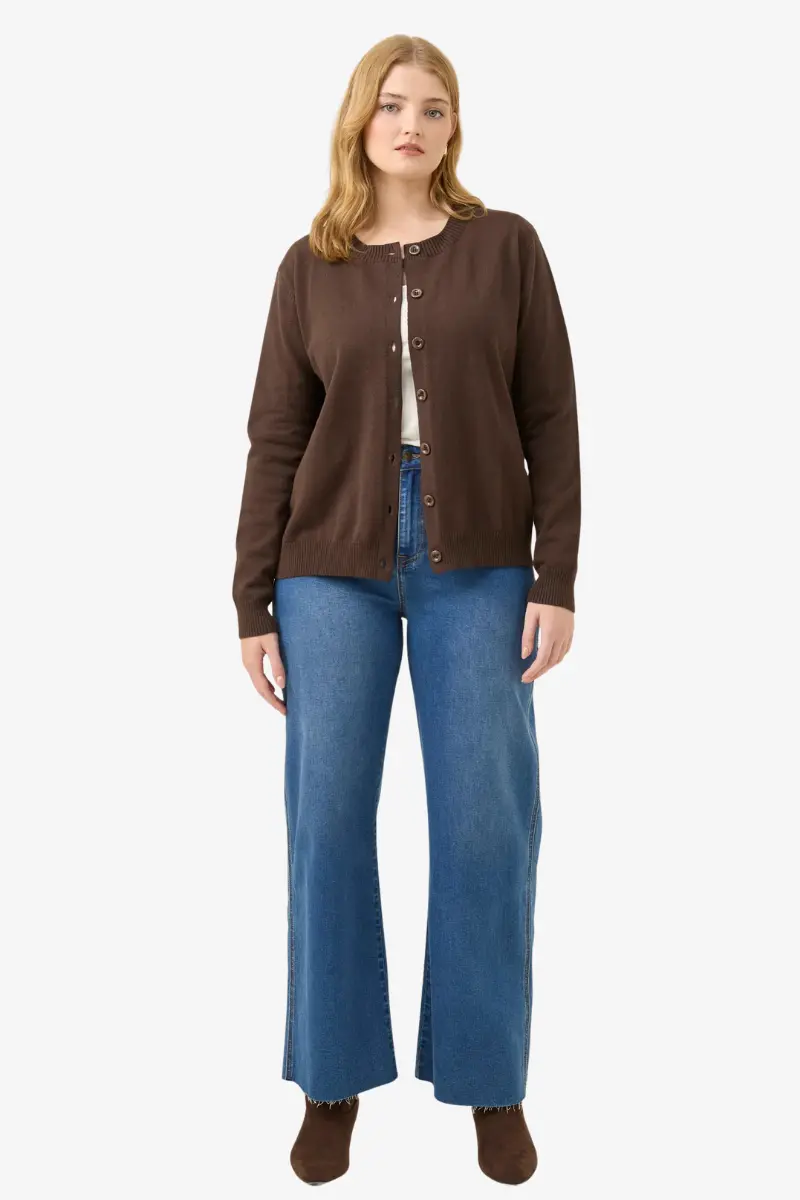 Isle Of Mine - Darby Cardigan - Chocolate 1