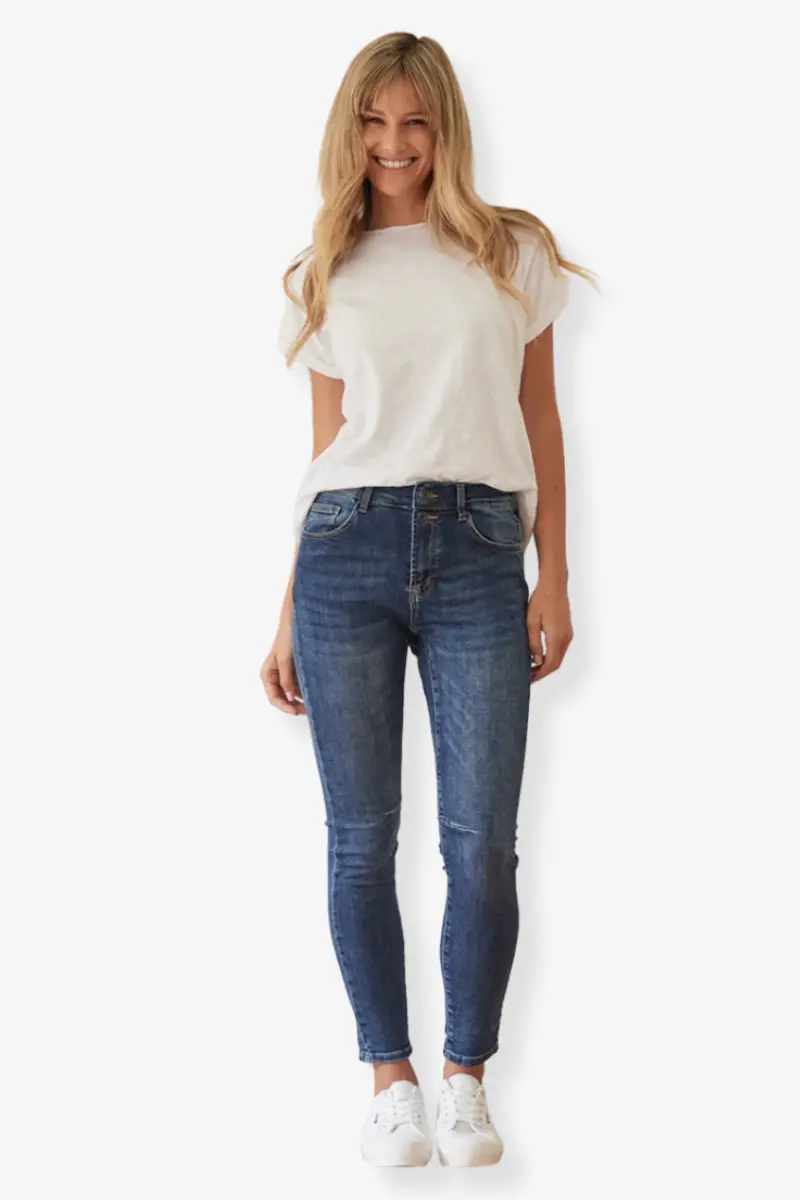 Italian Star - Emma Denim Jean - Dark Denim 1
