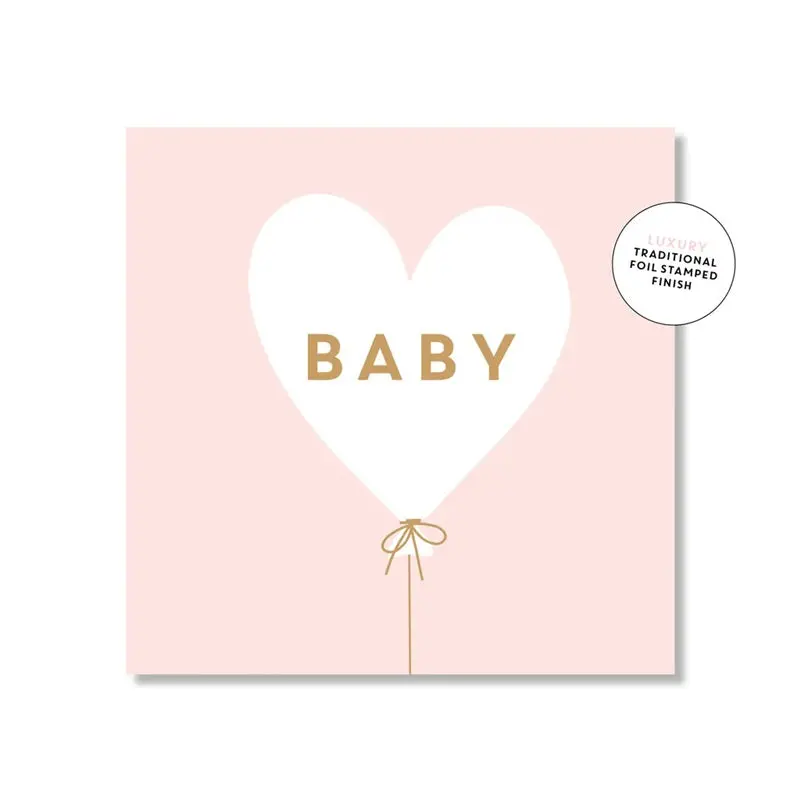 Just Smitten - Baby Heart Balloon - Pink 1