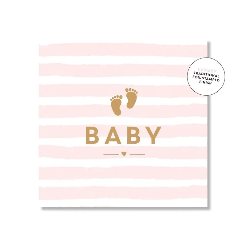 Just Smitten - Stripey Baby Girl - Pink 1