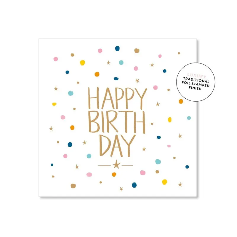 Just Smitten - Confetti Birthday Foil 1