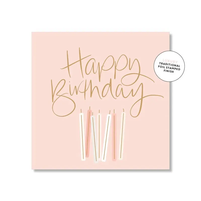 Just Smitten - Birthday Candles - Peachy 1
