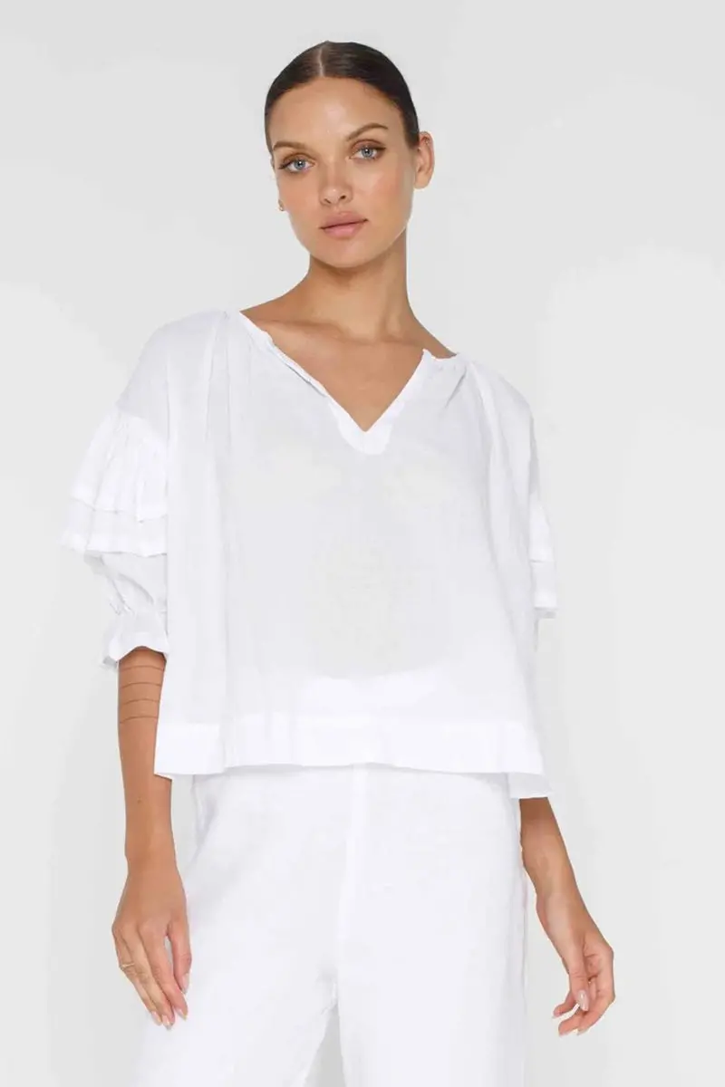 Blak Love - Just Dream Top - White 1