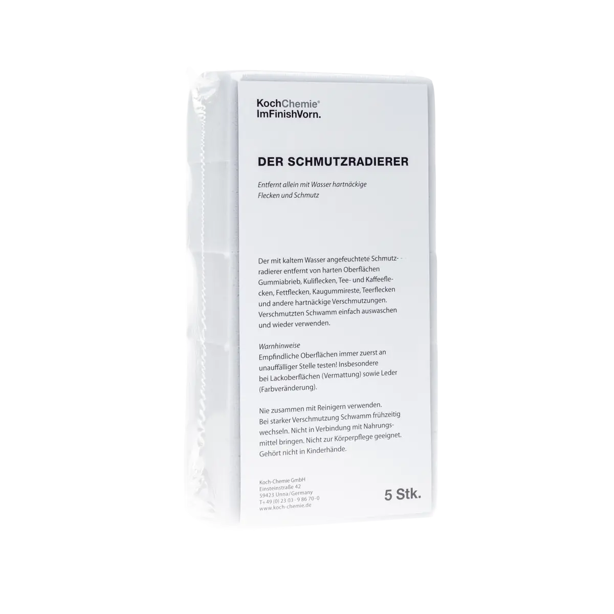 Koch-Chemie 5Pk Dirt Eraser Sponges 1
