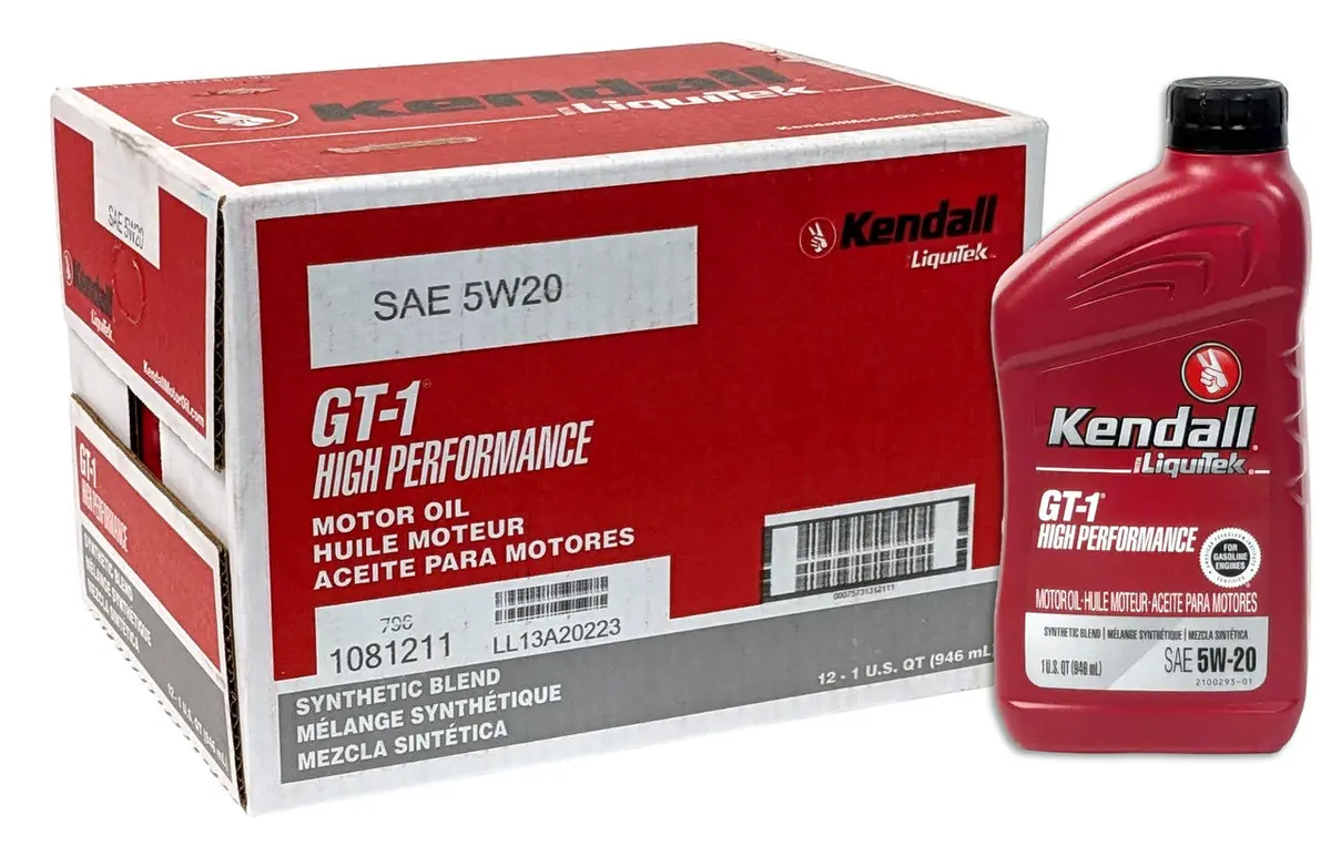 Kendall Gt-1 5W-20 (Case Of 12/1Qt) 1