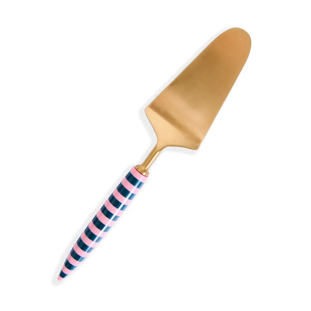 Kip & Co - Brasserie Cake Server - Florence Stripe 1