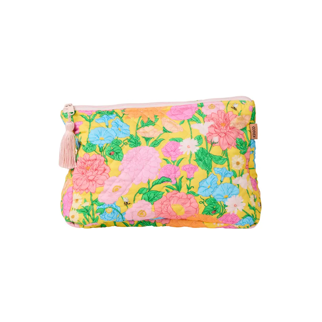 Kip & Co - Quilted Toiletry Purse - Follow The Sun 1