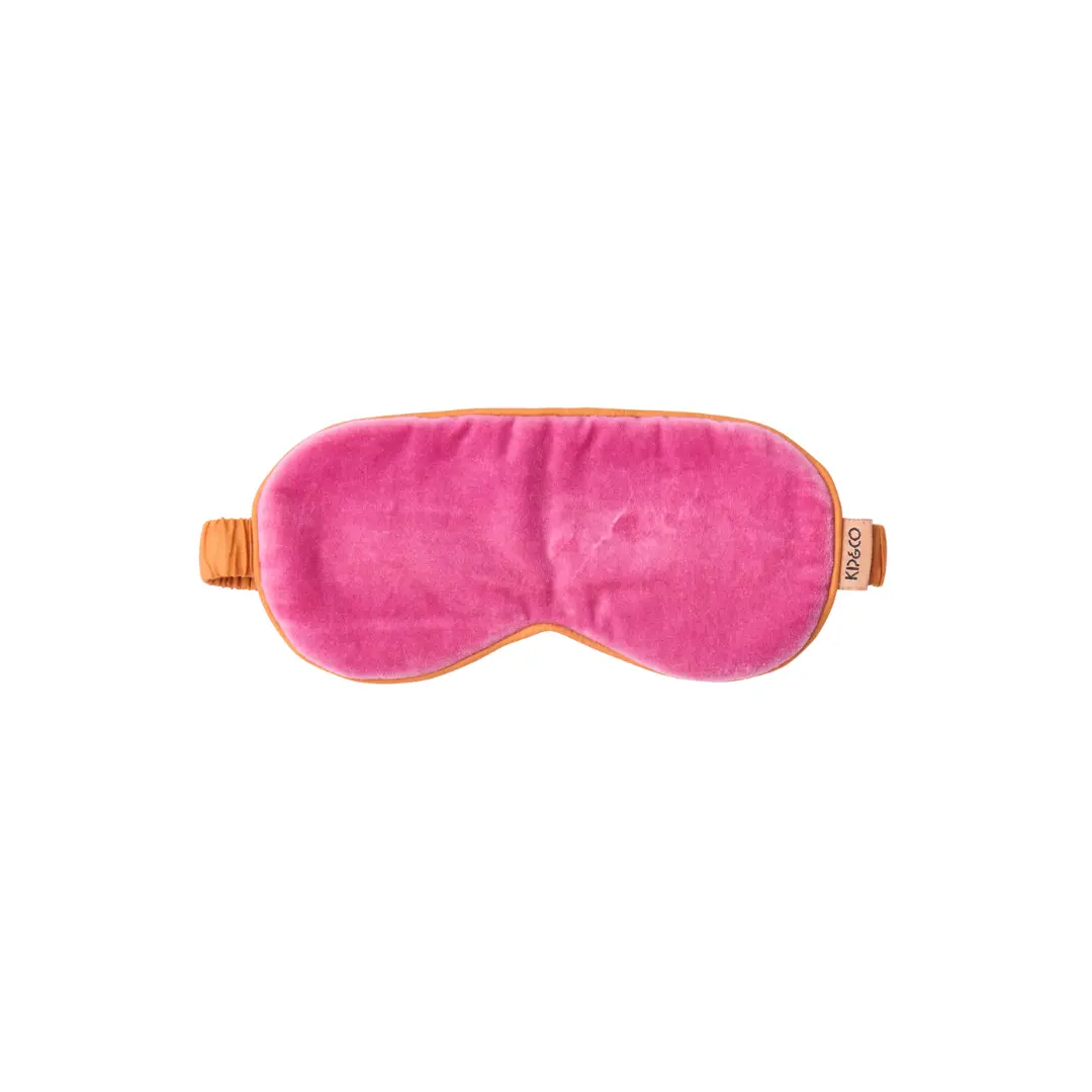 Kip & Co - Velvet Sleep Mask - Pink 1