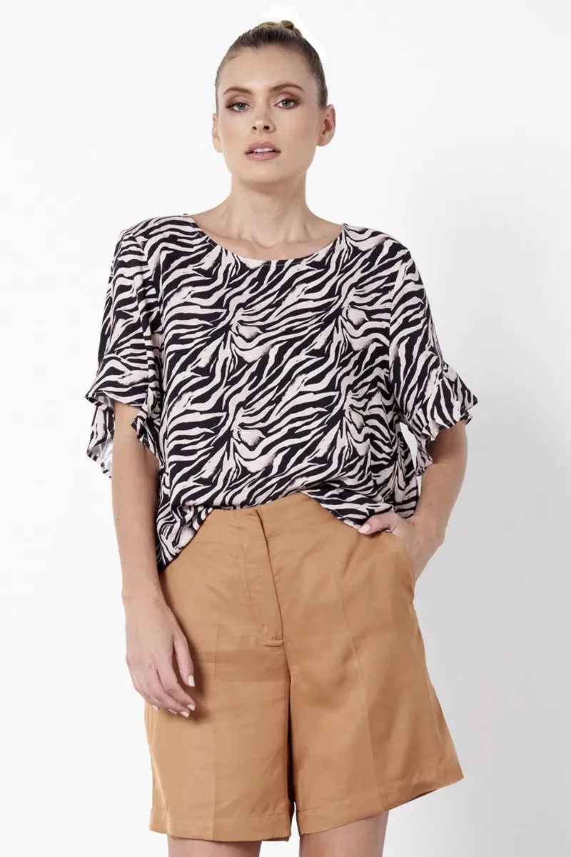 Fate + Becker - Lost Souls Top - Zebra 1