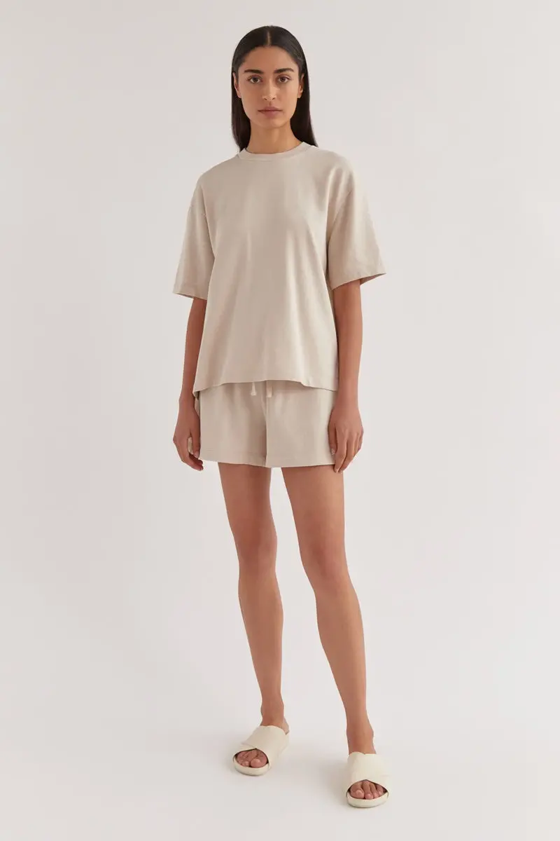 Assembly Label - Lahni Crew Tee - Stone 1
