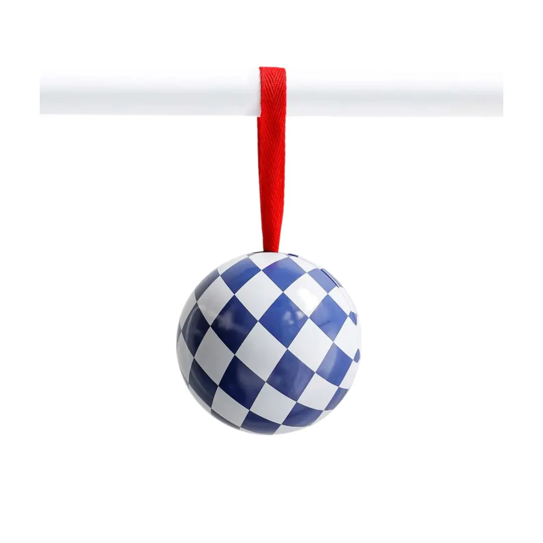Lettuce - Bauble - Blue Check 1