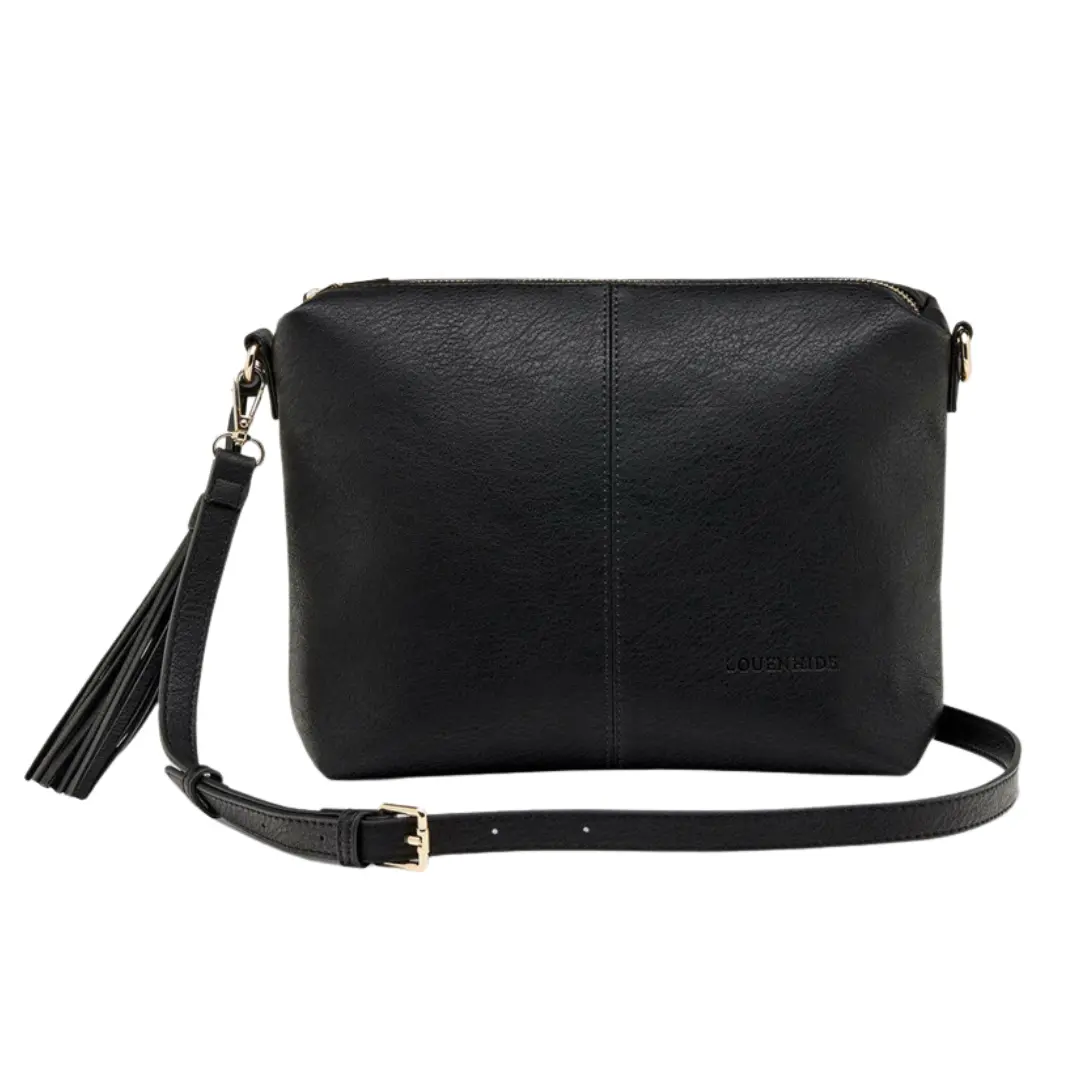 Louenhide - Kasey Stripe Crossbody - Black 1