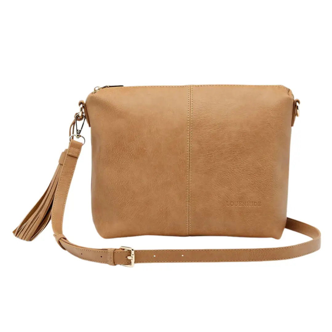 Louenhide - Kasey Stripe Crossbody - Camel 1