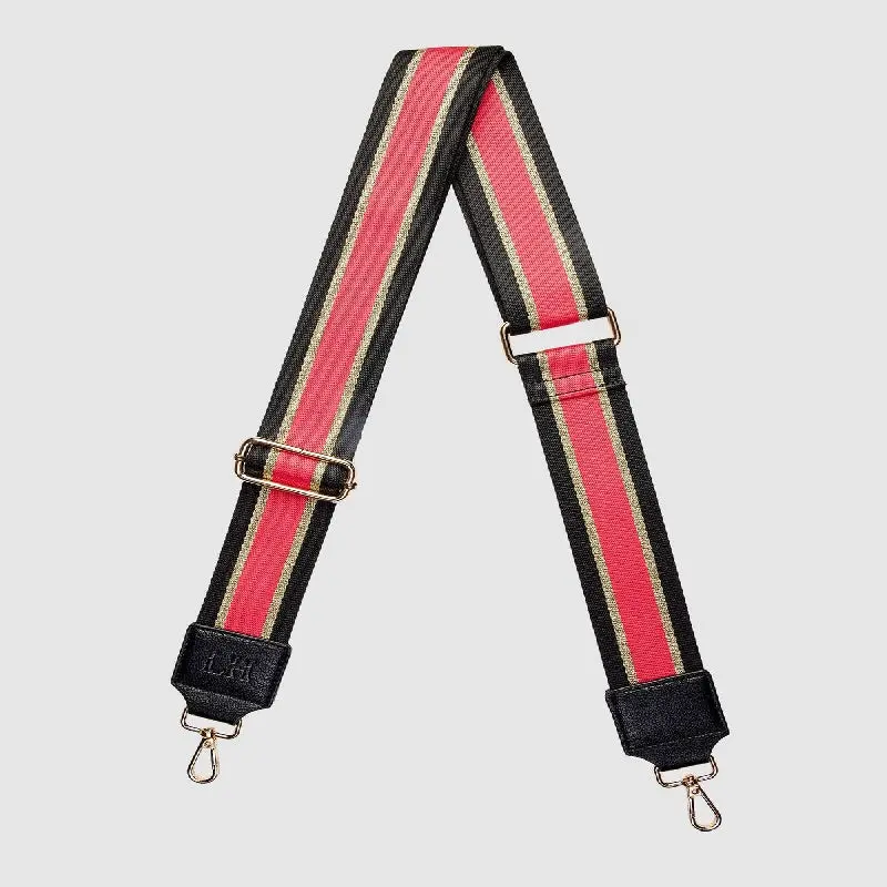Louenhide - Santana Guitar Strap - Gold Raspberry 1
