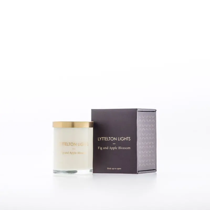 Lyttelton Lights - Small Candle - Fig & Apple Blossom 1