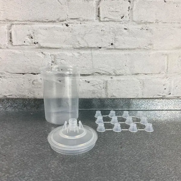 3M Pps Pack 25 Large 850Ml 125 Micron Filter Lids & Liners 1