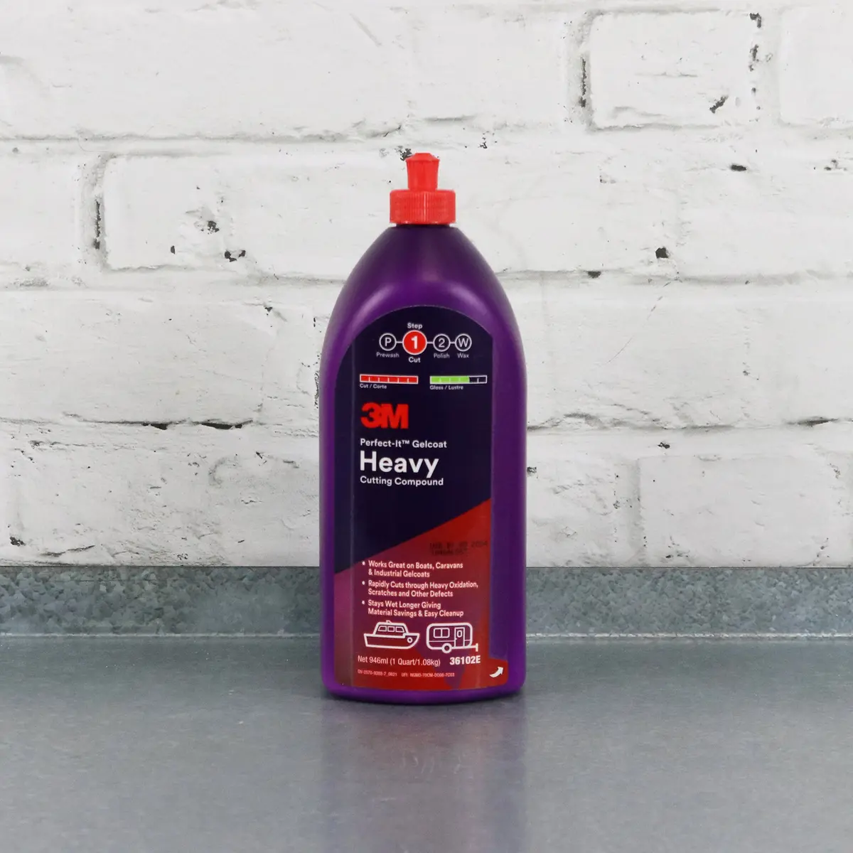 3M Perfect It Gelcoat Heavy Cutting Compound 1