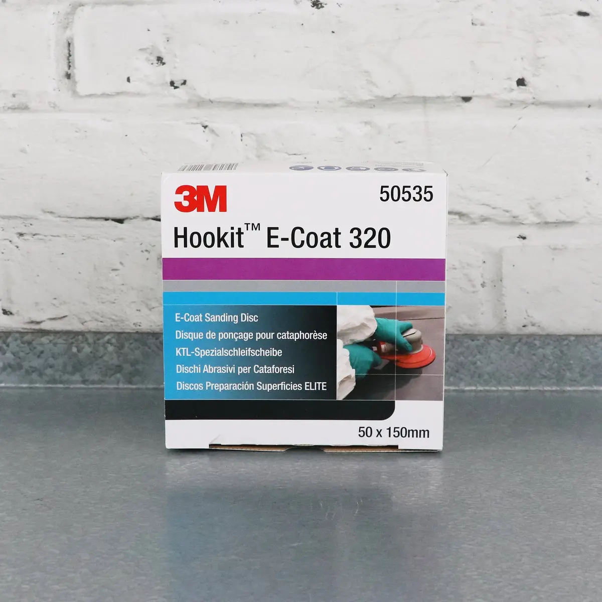 3M 320 Grit E-Coat Disc, 150Mm (Box Of 50) 1