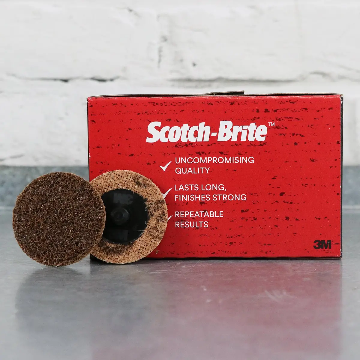 3M 50Mm Brown Coarse Roloc Disc (Box Of 25) 1