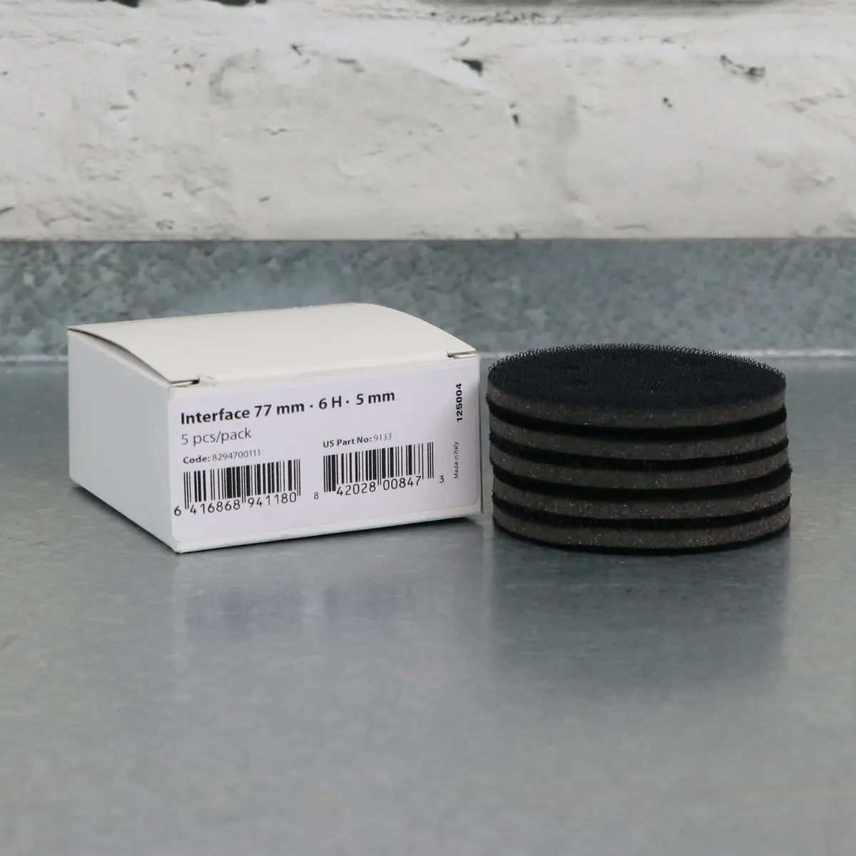 Mirka Interface Pad With 6 Holes 77Mm (Pack Of 5) 1