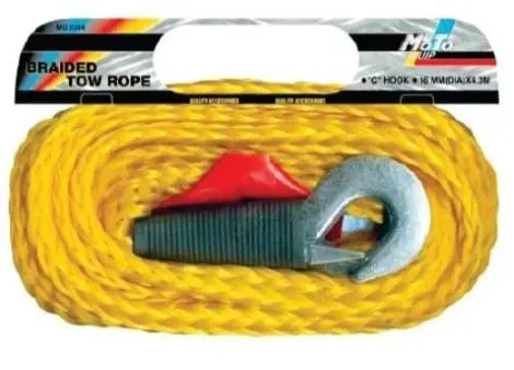 Moto-Quip Braided Tow Rope - 16Mm X 4.2M 1