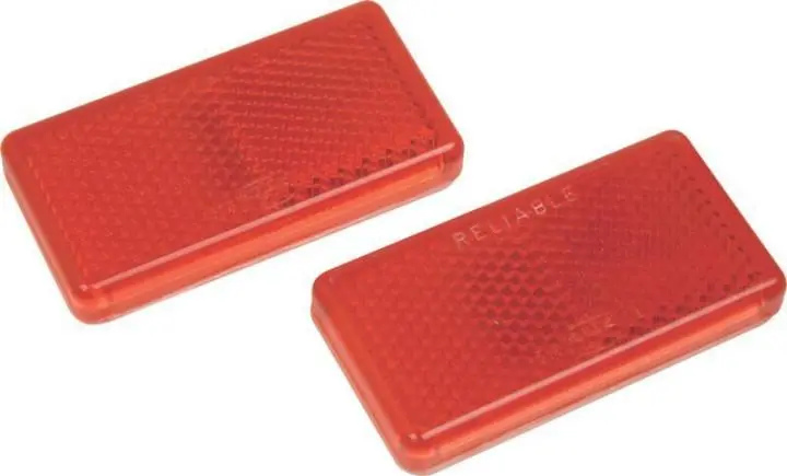 Moto-Quip Self Adhesive Reflectors - Pair 1