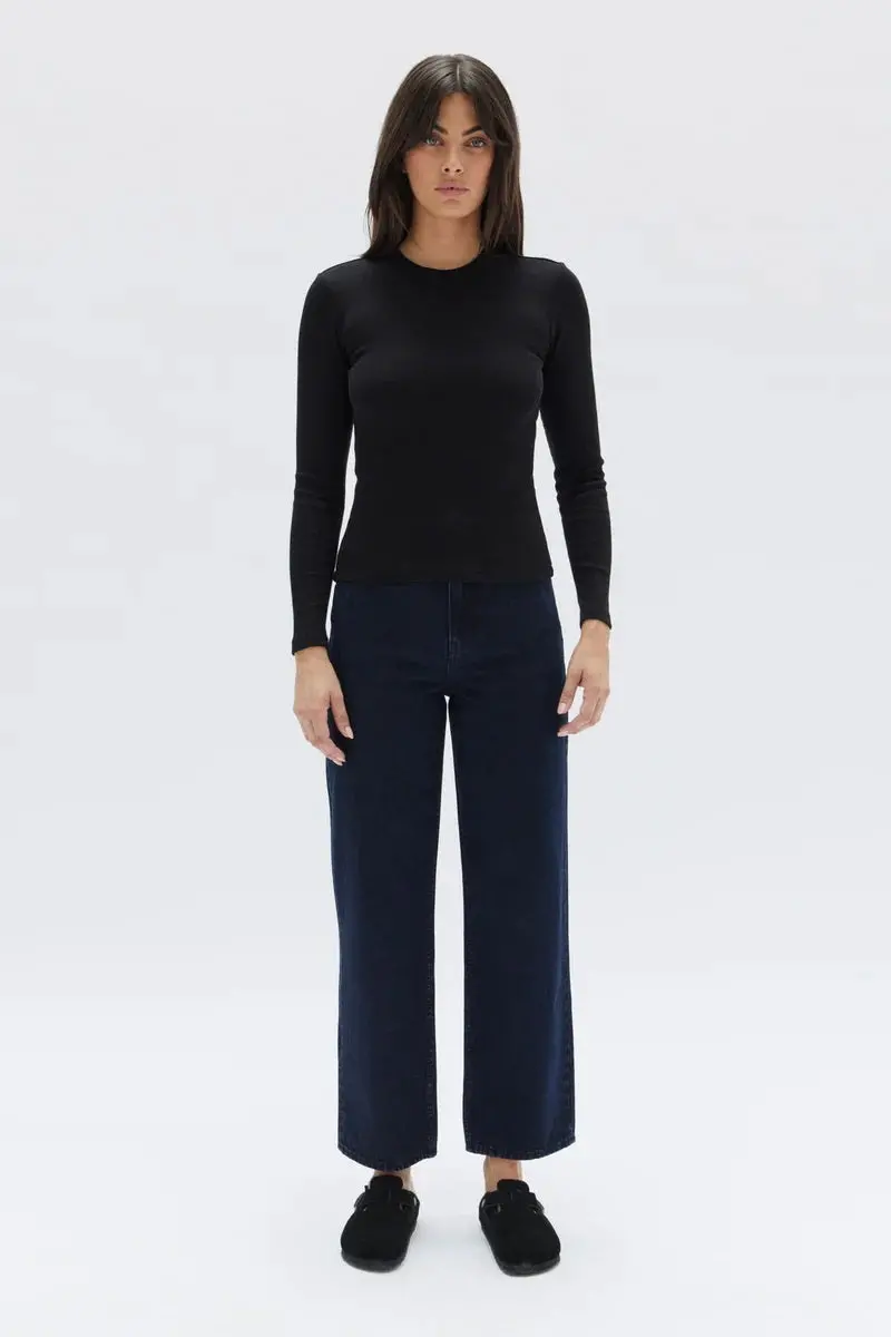 Assembly Label - Miana Organic L/S Tee - True Black 3