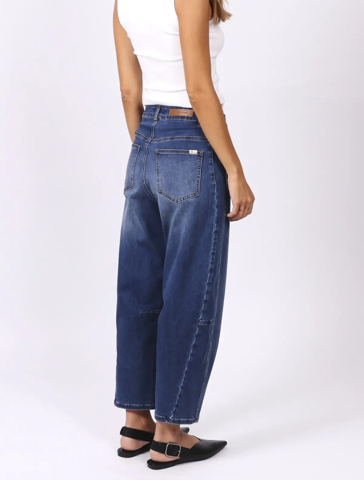 Monaco - Toni Barrel Jeans - Dark Blue 3