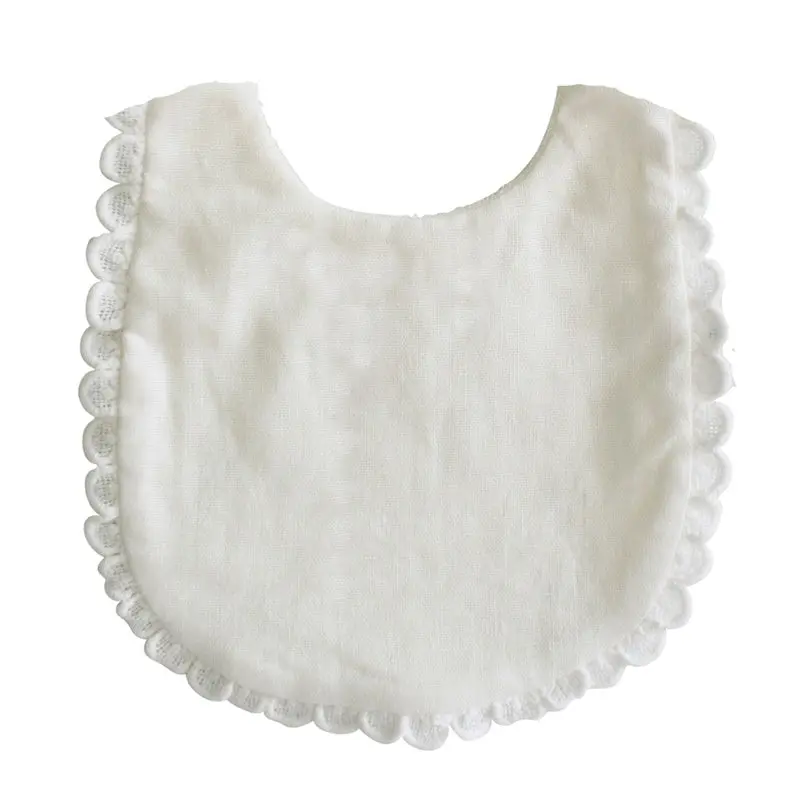Alimrose - Sophie Linen Bib - Ivory 1