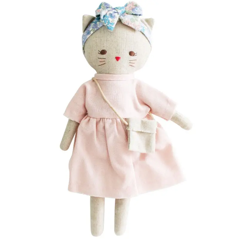 Alimrose - Mini Lilly Kitty - Pink Linen 1