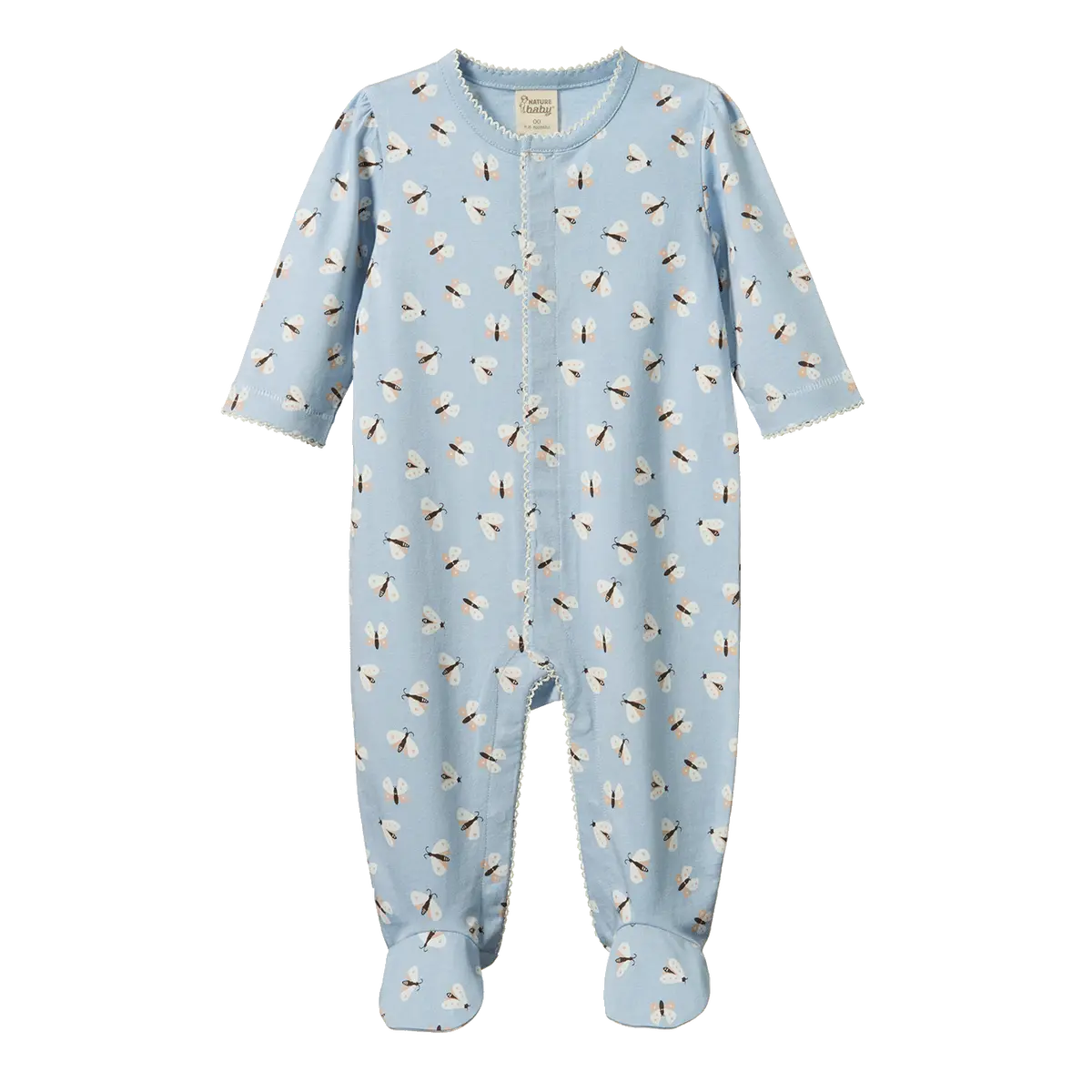 Nature Baby - Lucy Suit - Petite Butterfly Dance Print 1