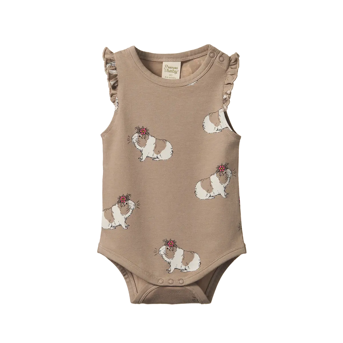 Nature Baby - Fleur Body Suit - Moon Flower Gala Print 1