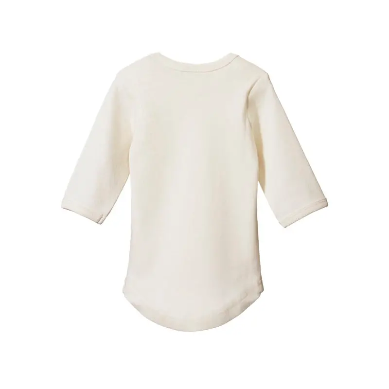 Nature Baby - Long Sleeve Pocket Tee - Natural 2