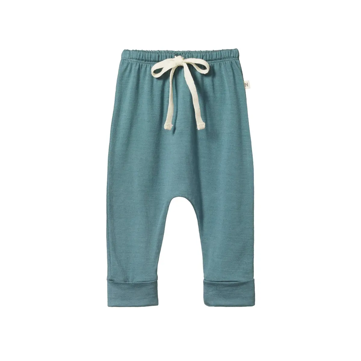 Nature Baby - Merino Drawstring Pants - Moss 1