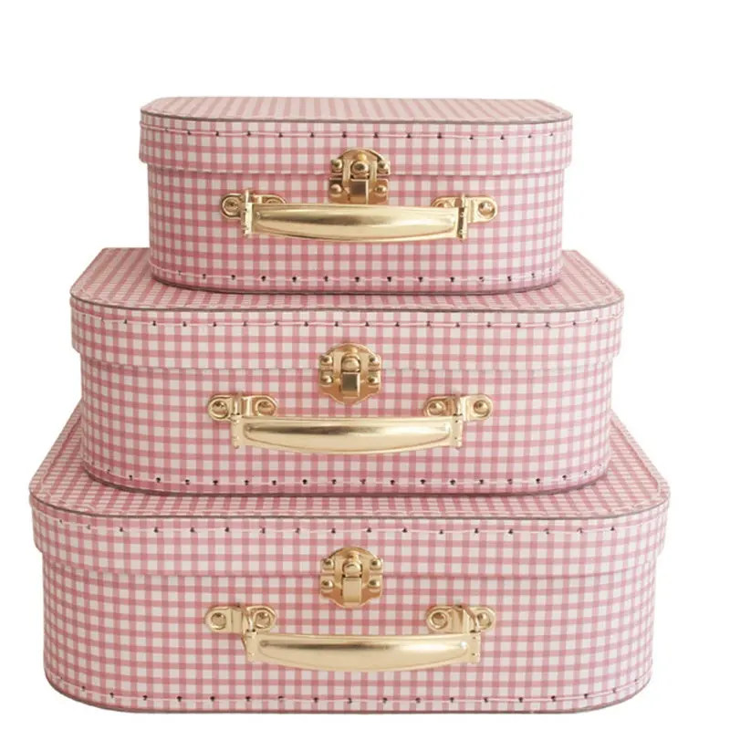Alimrose - Kids Carry Case Set - Gingham 1